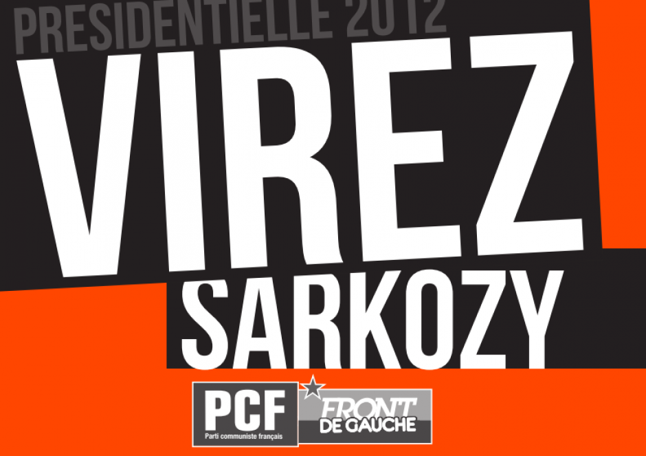 Meeting du Front de gauche pour battre Nicolas Sarkozy